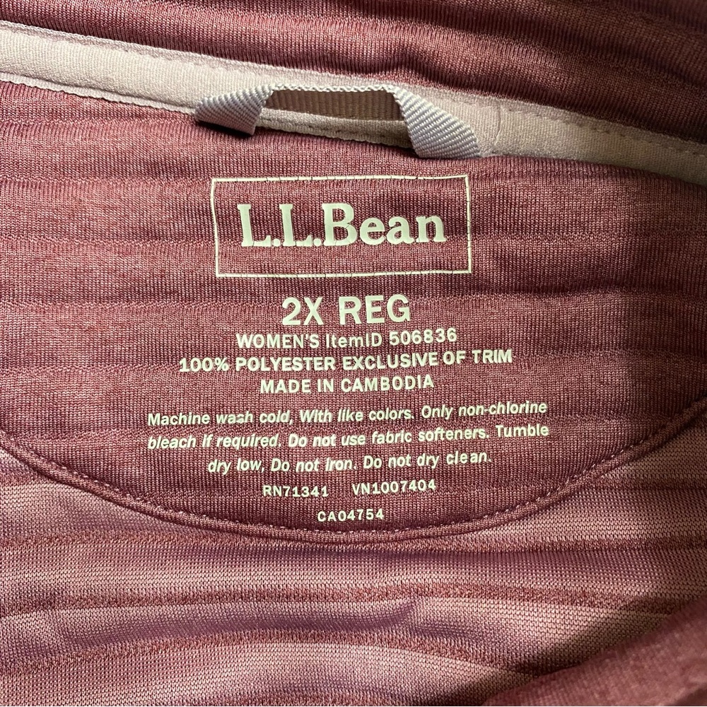 L.L. Bean Women’s Airtight Knit Pullover 2X - Picture 9 of 11